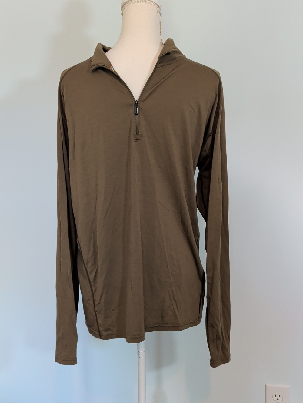 Smartwool Merino wool 150 Men's Long-Sleeve Quarter-Zip gorpcore L
